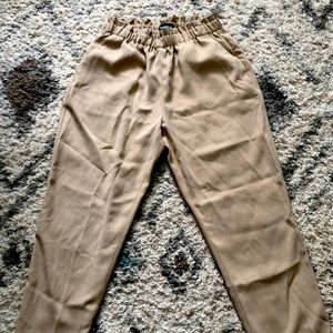 Express Ankle High Rise Elastic-Waist Pants